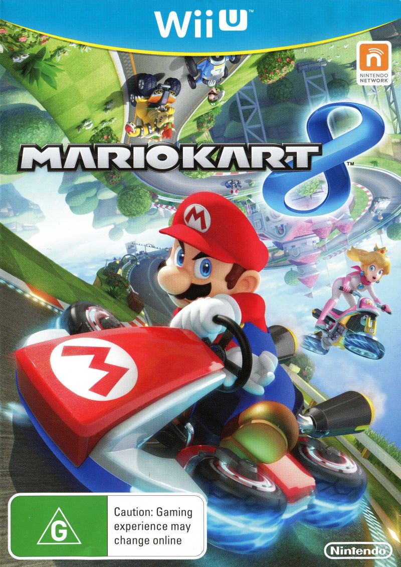 Mario Kart 8 box cover (2014)
